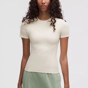 lululemon athletica Nulu Hip-length crew neck short sleeve